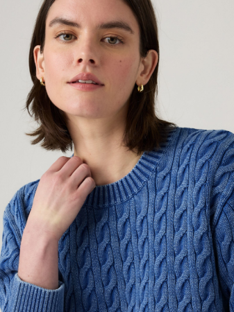 Levi's Pulover Blue Relaxed Femei [1]
