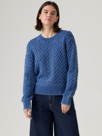 Pulovere si Cardigane - Levi's Pulover Albastru Relaxed Femei