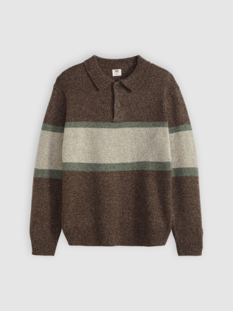 Levi's Pulover Cafeniu/Verde Relaxed Barbati [5]