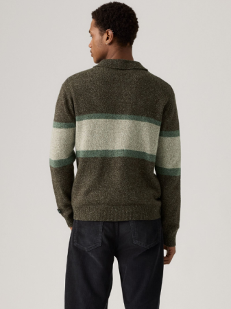 Levi's Pulover Cafeniu/Verde Relaxed Barbati [3]