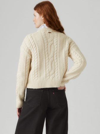 Levi's Женский Свитер Кремовый Regular [3]