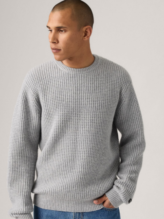 Levi's Мужской Свитер Серый Relaxed [2]