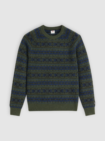 Levi's Мужской Свитер Verde/Albastru Relaxed [5]