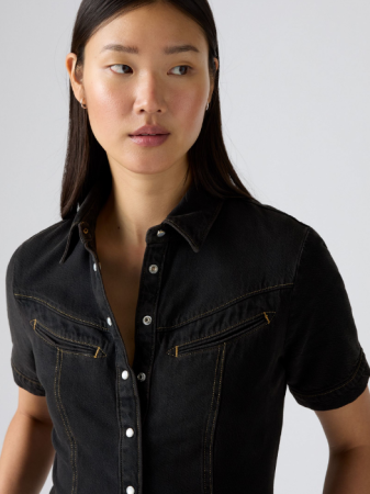 Levi's Женское Платье антрацитовое Slim [2]