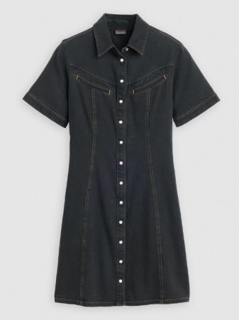 Levi's Женское Платье антрацитовое Slim [4]