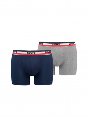 Lenjerie Intima - Levi's Set Lenjerie Navy/Gri Barbati