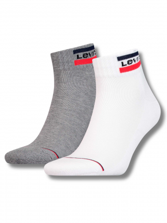 BARBATI - Levi's Set Sosete Albe Barbati