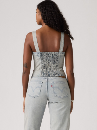 Levi's Top Albastru Slim Femei [3]