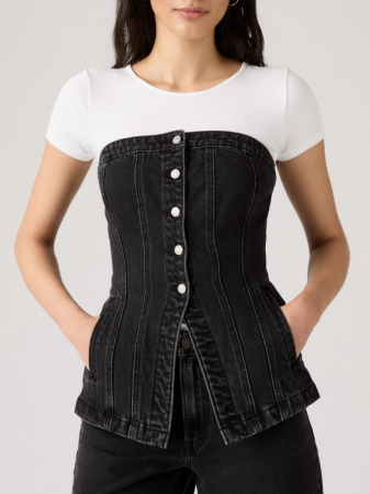 Levi's Top Negru Slim Femei [2]