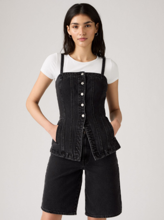 FEMEI - Levi's Top Negru Slim Femei