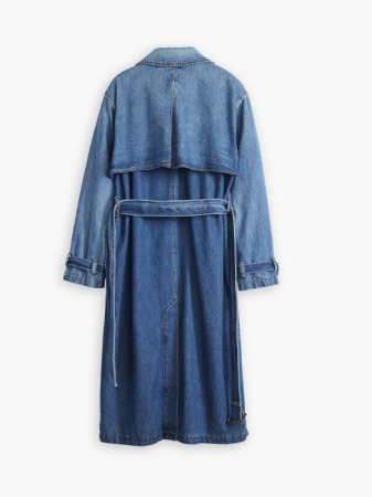 Levi's Trench Albastru Relaxed Femei [6]