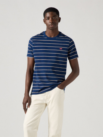 Футболки и Поло - Levi's Мужская Футболка Темно-Синяя Regular