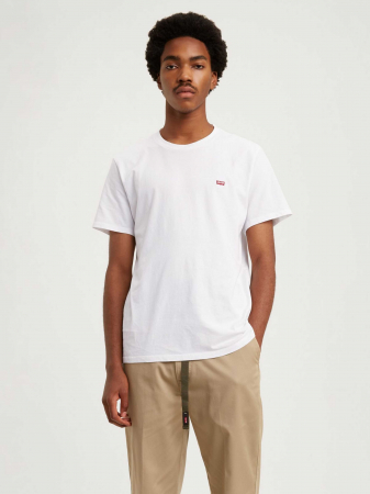 Футболки и Поло - Levi's Мужская Футболка Белая  Regular