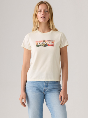 FEMEI - Levi's Tricou Alb Regular Femei