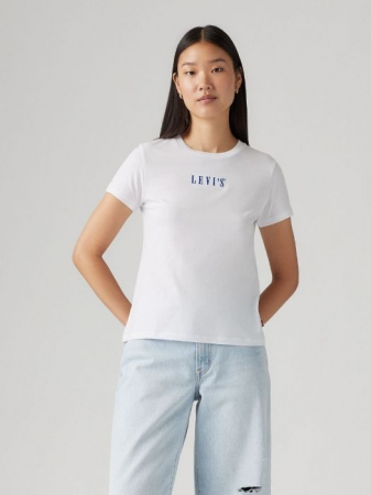 FEMEI - Levi's Tricou Alb Regular Femei