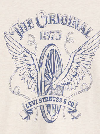 Levi's Tricou Crem Regular Femei [5]