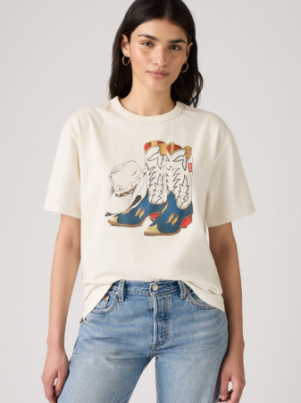 Levi's Tricou Alb Regular Femei [1]