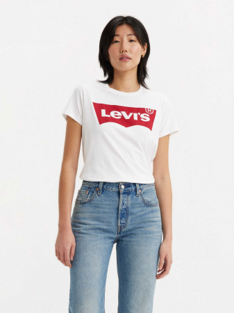 FEMEI - Levi's Tricou Alb Regular Femei