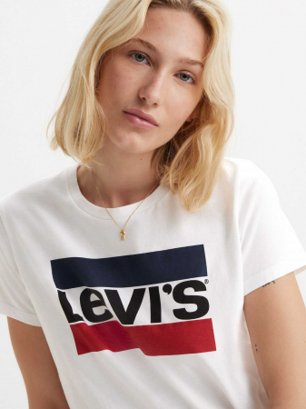 Levi's Tricou Alb Regular Femei [2]