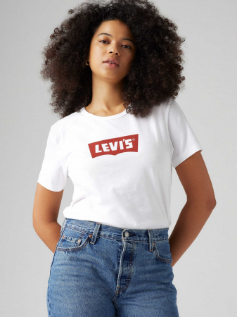 Levi's Женская Футболка Белая Regular [3]