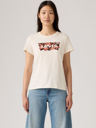 Tricouri si Topuri - Levi's Tricou Alb Regular Femei