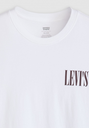 Levi's Мужская Футболка Белая Relaxed [4]