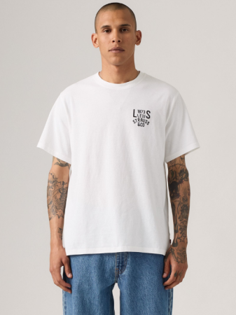 BARBATI - Levi's Tricou Alb Relaxed Barbati