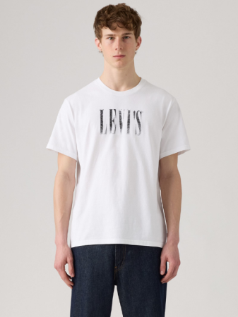 BARBATI - Levi's Tricou Alb Relaxed Barbati