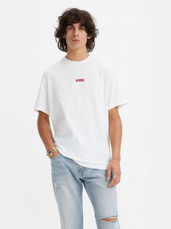 BARBATI - Levi's Tricou Alb Relaxed Barbati