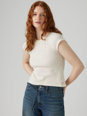 Levi's Tricou Alb Slim Femei [1]