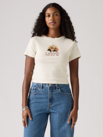 FEMEI - Levi's Tricou Alb Slim Femei