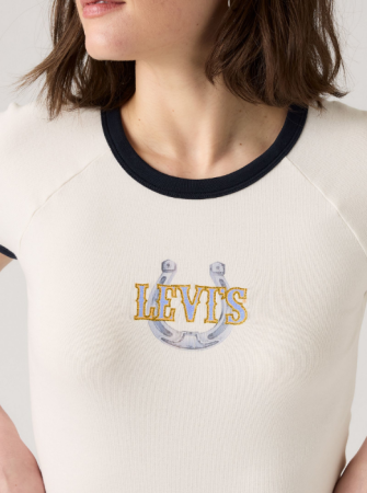 Levi's Женская Футболка Белая Slim [2]