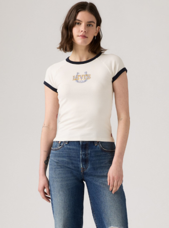 FEMEI - Levi's Tricou Alb Slim Femei