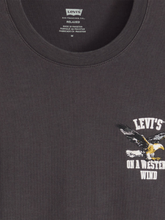 Levi's Tricou Gri Inchis Relaxed Barbati [4]