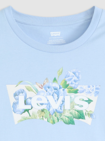 Levi's Tricou Albastru Deschis Regular Femei [4]