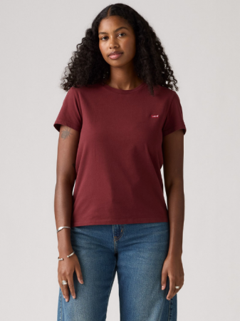 Tricouri si Topuri - Levi's Tricou Rosu Visiniu Regular Femei