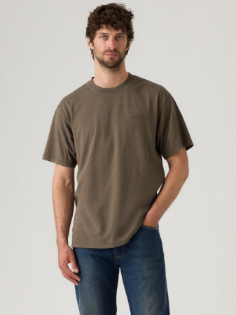 Футболки и Поло - Levi's Мужская Футболка Коричневая Relaxed