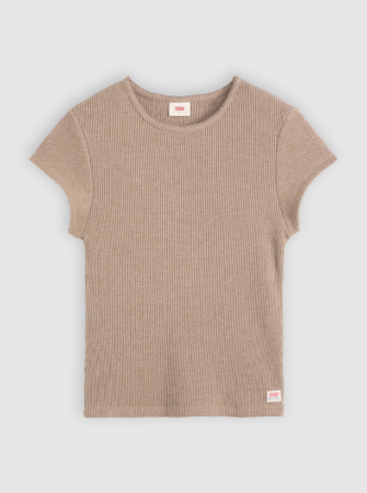 Levi's Tricou Cafeniu Slim Femei [5]
