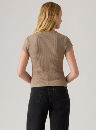 Levi's Tricou Cafeniu Slim Femei [3]