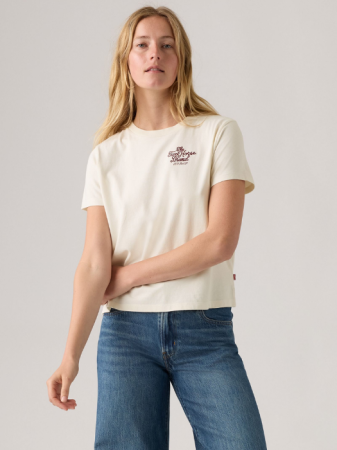 Tricouri si Topuri - Levi's Tricou Crem Regular Femei