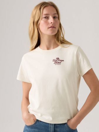 Levi's Tricou Crem Regular Femei [1]