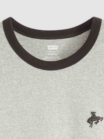 Levi's Мужская Футболка Серая/Чёрная Regular [4]