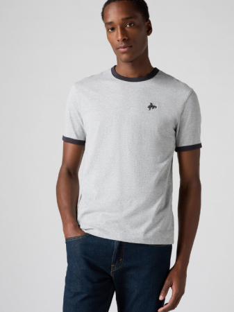 Levi's Мужская Футболка Серая/Чёрная Regular [2]