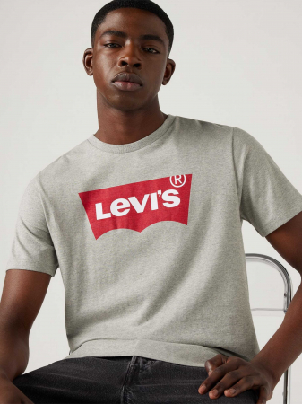 Levi's Мужская Футболка Тёмная Серая Regular [2]