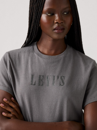 Levi's Tricou Gri Inchis Regular Femei [1]