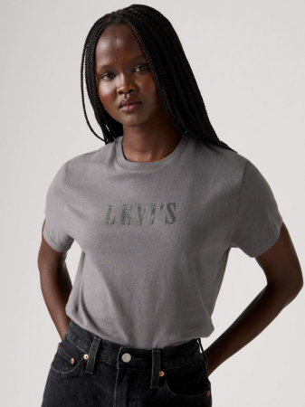 Levi's Tricou Gri Inchis Regular Femei [2]
