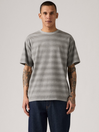 Tricouri si Polo - Levi's Tricou Gri Inchis Relaxed Barbati