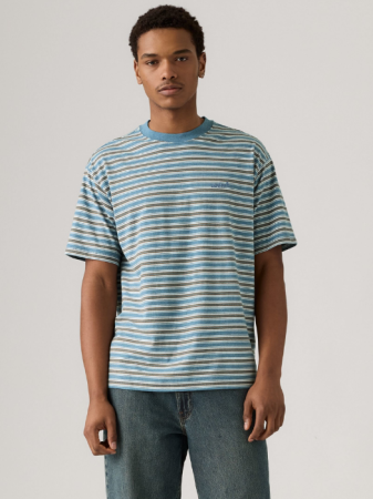 BARBATI - Levi's Tricou Albastru Relaxed Barbati