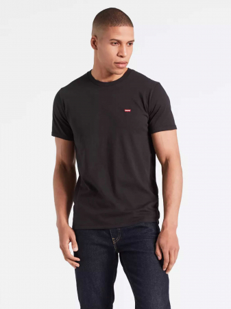 Футболки и Поло - Levi's Мужская Футболка Чёрная  Regular