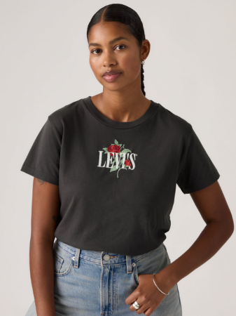 Levi's Tricou Negru Regular Femei [2]